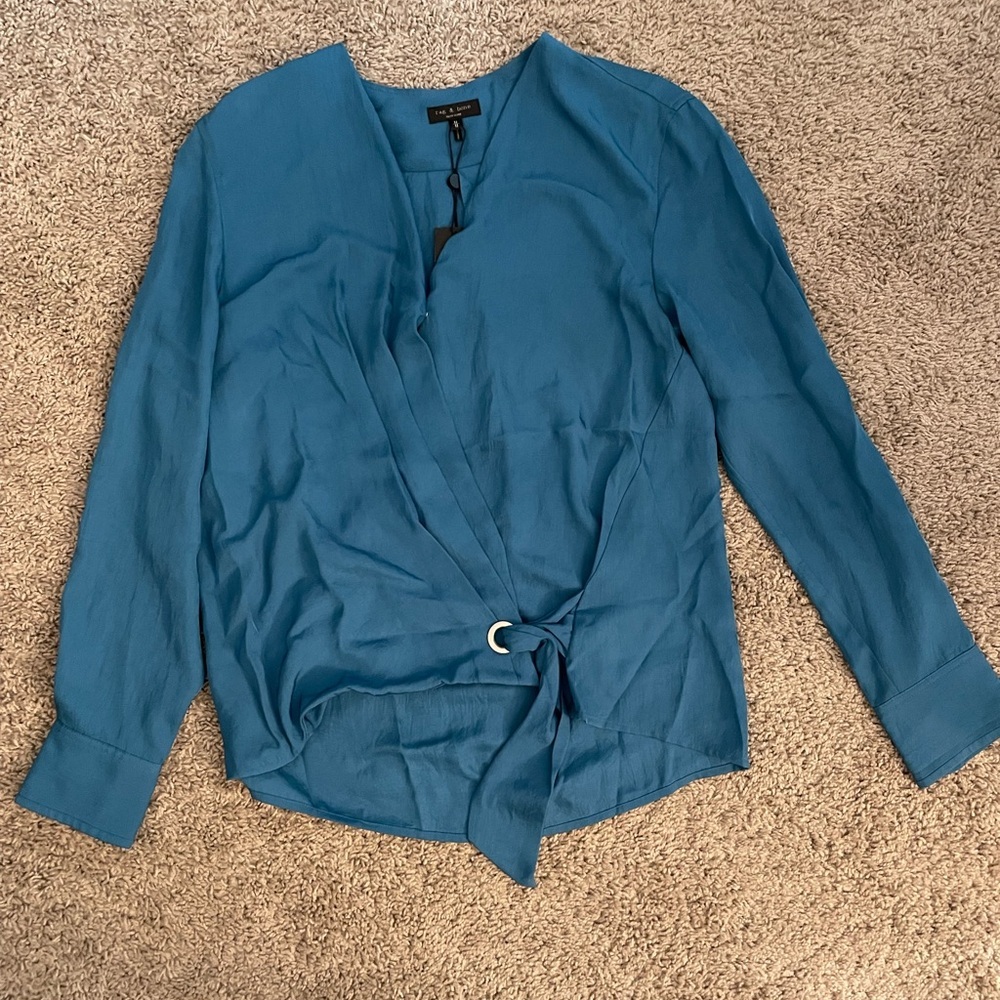 rag + bone Felix Popover Blouse - Picture 2 of 4